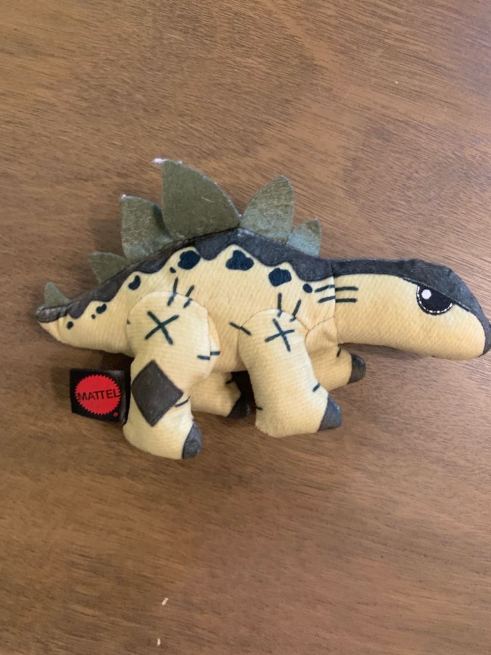 Mattel Jurassic World Stitchlings Stegosaurus plush toy. Roars!